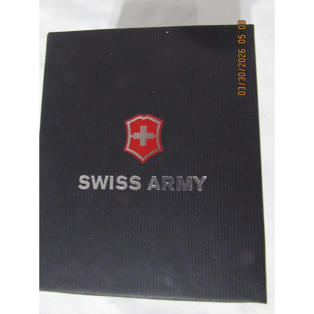 Swiss Army wrist watch small vintage used with box wristwatch